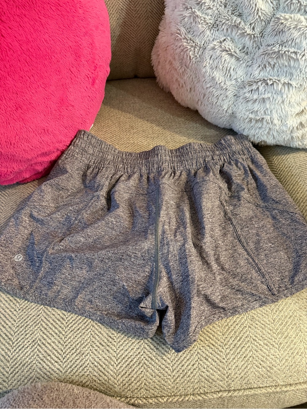 Women’s Gray 4inch Shorts - Picture 2 of 5